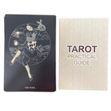 Astral Gate Tarot Deck featuring 78 beautifully illustrated cards and a guidebook for spiritual growth and self-discovery.