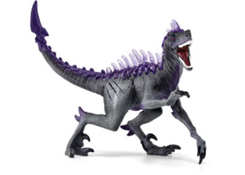 Detailed Schleich Shadow Raptor figurine, perfect for imaginative play and educational adventure for kids aged 3 and up.