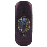 Stylish glasses case by Lisa Parker featuring 'Brush With Magick' design, includes cleaning cloth for lens care.