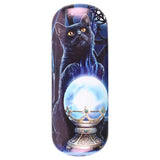 Witches Apprentice glasses case by Lisa Parker, featuring whimsical art and a microfiber cleaning cloth, ideal for stylish eyewear protection.