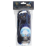 Witches Apprentice Glasses Case by Lisa Parker with whimsical design, H:3.5 x W:16 x D:6 cm, includes a cleaning cloth.