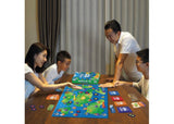 Family-friendly Skillmatics board game encouraging critical thinking and imagination through fun guessing questions.