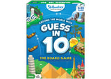 Family-friendly board game featuring vibrant cards, mystery guessing, and strategic questions across various categories.