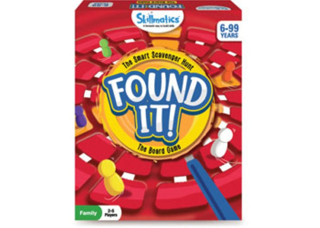 Colorful board game depicting players engaged in a lively scavenger hunt, fostering teamwork and creativity.