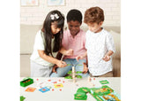 Colorful stacking game featuring Newton, encouraging balance, strategy, and fine motor skills for kids aged 5 and up.