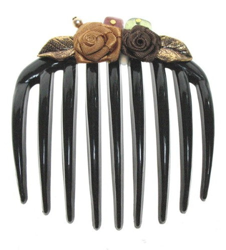 Wide-tooth hair comb, 75mm x 80mm, detangles hair, reduces frizz, ergonomic grip, suitable for all hair types.