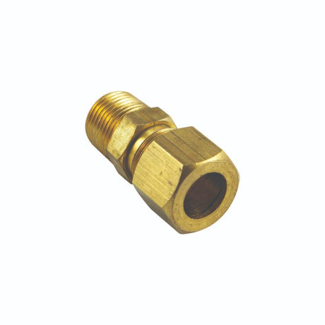 1/8in x 1/8in BSP brass single union fitting for secure, leak-free plumbing connections in water supply and gas applications.