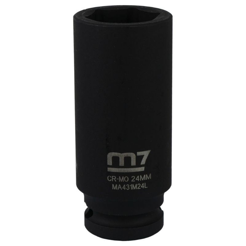 M7 Deep Impact Socket 1/2in Drive 24mm, durable and precise for high torque applications in automotive and industrial tasks.