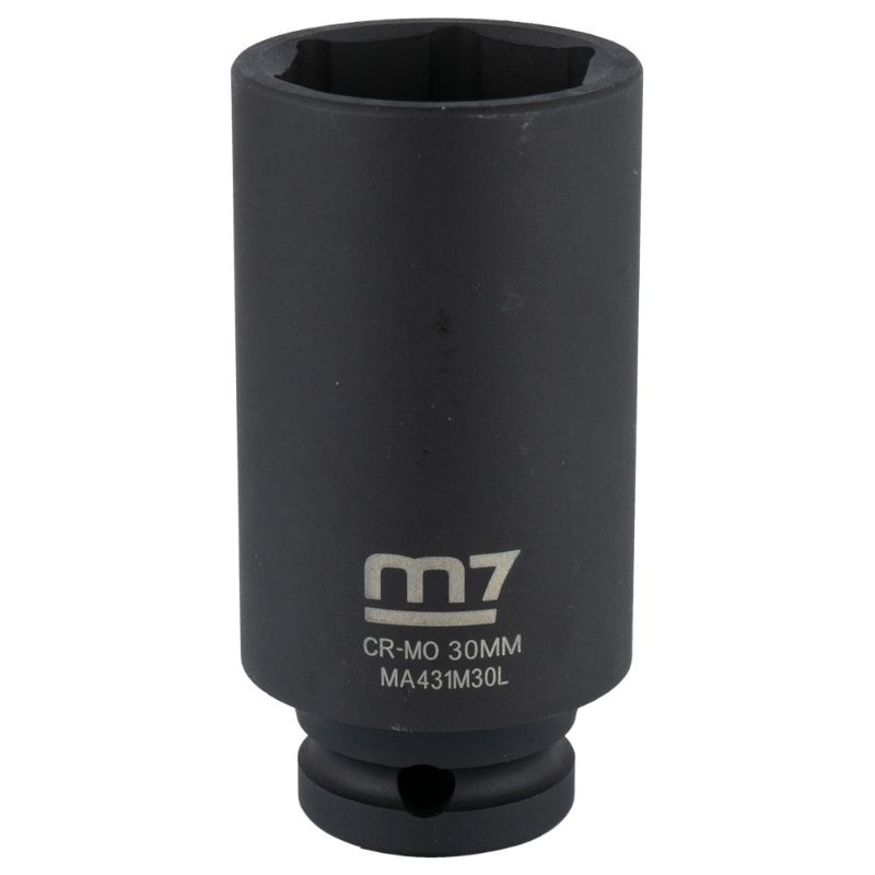 M7 Deep Impact Socket 1/2in Dr. 30mm, durable chrome molybdenum steel, designed for heavy-duty use and maximum torque.