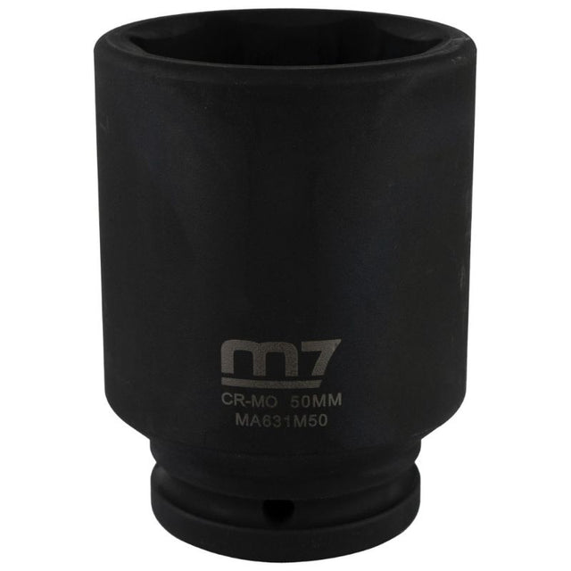 M7 Deep Impact Socket 3/4in Dr. 50mm designed for durability and performance, perfect for heavy-duty automotive and industrial use.