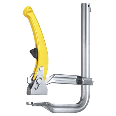 Stronghand Ratchet Action Utility Clamp with 521mm capacity, featuring quick setup and secure, consistent clamping pressure.