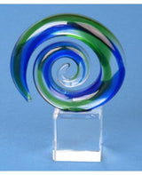 Ornament - Glass Round Koru  - Kiwiana