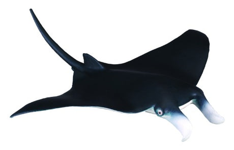 Medium Manta Ray Figurine by CollectA, showcasing intricate details and graceful design, perfect for marine life enthusiasts.