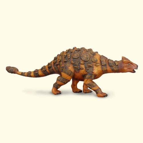 Large CollectA Ankylosaurus figurine, 15.5 cm, detailed representation with armored body and horn plates, perfect for collectors.