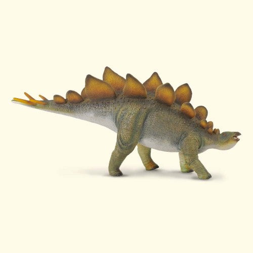 Detailed Stegosaurus figurine in 1:40 scale, showcasing iconic plates and tail spikes, perfect for collectors and education.