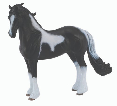 Lifelike Barock Pinto Stallion Figurine XL by CollectA, showcasing intricate details and elegant craftsmanship.