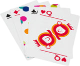Giant A5 playing cards for family fun outdoors, perfect for games like Snap, Go Fish, and Rummy.