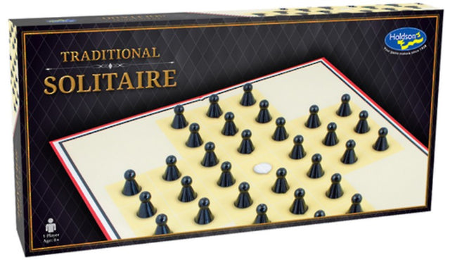 A beautifully crafted Solitaire puzzle from New Zealand designed to challenge strategic thinking and problem-solving skills.