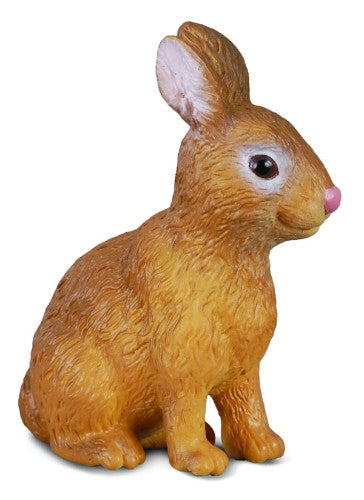 Small rabbit figurine by Collecta, 3cm x 4cm, crafted with detail, ideal for decor and collectors.