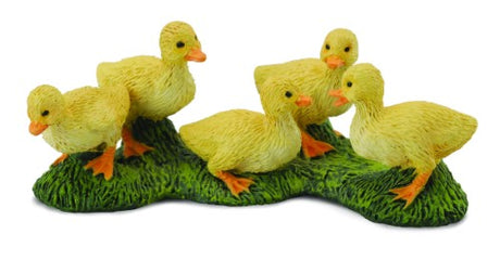 Small Ducklings Figurine by Collecta, showcasing detailed craftsmanship and charm, perfect for collectors and nature lovers.