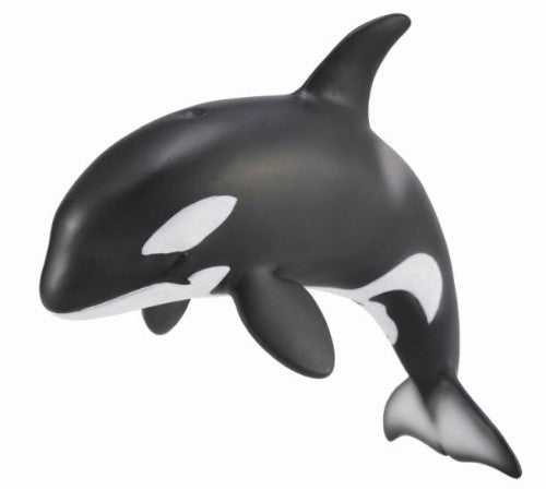 Medium Orca Calf Figurine from Collecta, capturing the playful spirit of orcas, perfect for wildlife collectors and educators.