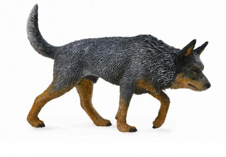 Large Collecta figurine of an Australian Cattle Dog, showcasing detailed features and vibrant realism for collectors.