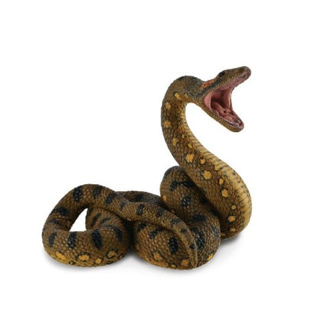 Large Green Anaconda figurine from Collecta, showcasing intricate details and vibrant colors, perfect for collectors and education.