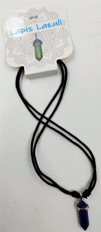 Set of 6 Lapis Lazuli Point Pendants showcasing deep blue stones with golden pyrite, ideal for jewelry making and emotional balance.