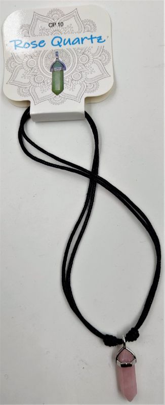 Set of 6 polished rose quartz point pendants, ideal for jewelry making and spiritual healing, embodying love and compassion.