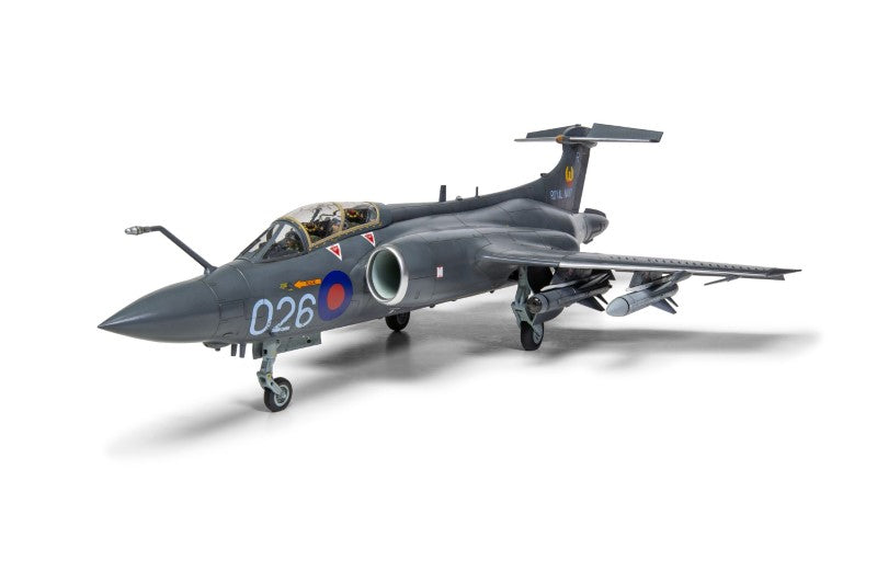 Model of the Airfix Blackburn Buccaneer S.2C/D, a detailed 1:72 scale naval strike aircraft kit showcasing its iconic design and features.