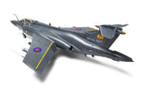 Detailed 1:72 scale model of the Blackburn Buccaneer S.2C/D, showcasing its twin-engine design and large wingspan.