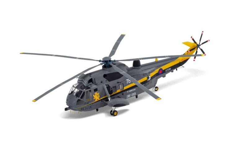 Airfix Westland Sea King model kit showcasing detailed design for aviation enthusiasts and beginners alike.