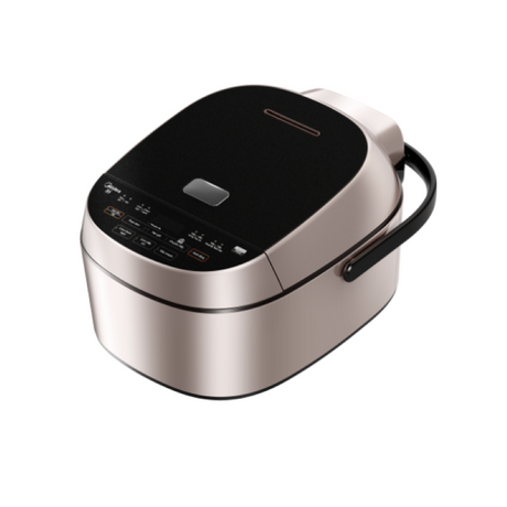 Midea All-in-1 IH 5L Rice Cooker with induction heating, LED display, and multi-layer inner pot for perfect rice cooking.