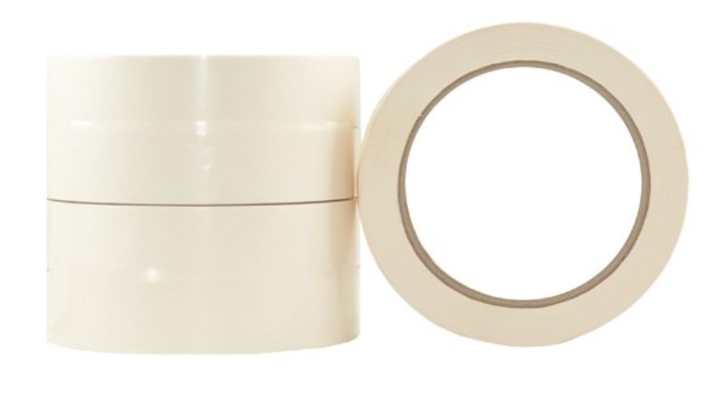 Premium white acrylic packaging tape, 48mm x 100m, 55mu thickness, pack of 36, designed for reliable sealing and shipping.