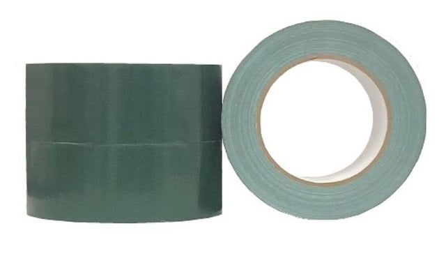 Premium green cloth tape (48mm x 30m) with waterproof backing and high tack adhesive, ideal for heavy-duty and crafting projects.