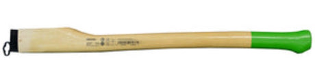 Premium 800mm hickory axe handle with euro pattern heavy eye for stability and durability in woodworking tasks.