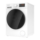 White Parmco 10KG Front Load Washing Machine with 16 wash programs, designed for efficient cleaning and family-sized loads.