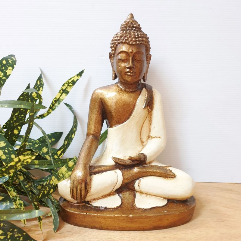Ornament - Blessing Buddha Cream (23cm)