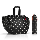 Reisenthel Easyshopping Supermarket Bag in Mixed Dots, a spacious, eco-friendly tote with cushioned handles and versatile storage options.