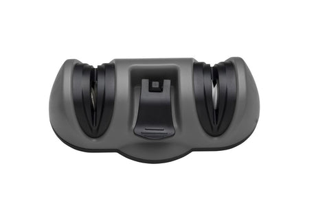 Taylors Two Stage Suction Cup Knife Sharpener with diamond and ceramic wheels for precise, hands-free knife sharpening.