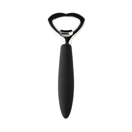 Stylish Taylors Crown Cap Bottle Opener with soft touch handle, crafted from durable chrome-plated zinc-aluminium alloy.