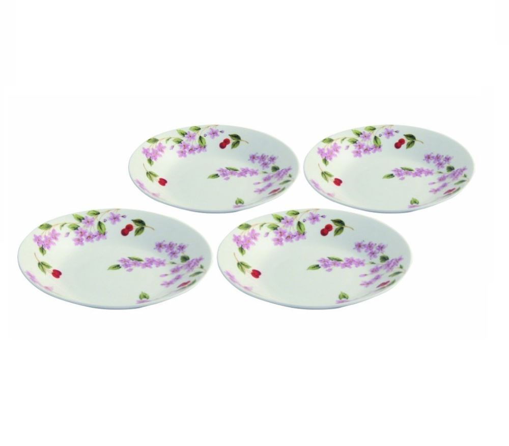 Aynsley Cherry Blossom Pasta Bowl Set of 4, featuring elegant floral design, perfect for pasta and salad servings.