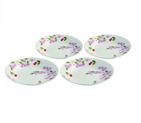 Aynsley Cherry Blossom Pasta Bowl Set of 4, featuring elegant floral design, perfect for pasta and salad servings.