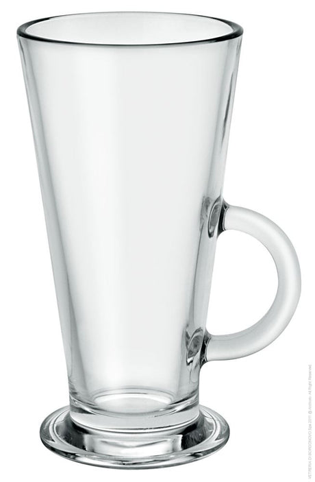 Set of 2 elegant Borgonovo Tazza Conic milk mugs, 280ml each, perfect for serving milk or sauces with a contemporary design.