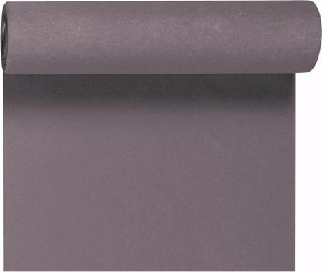 Elegant Duni table covering, 0.4m x 4.8m, durable Dunicel® with linen-like texture, perfect for upscale events.