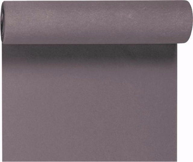 Elegant Duni table covering, 0.4m x 4.8m, durable Dunicel® with linen-like texture, perfect for upscale events.