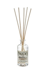 Reed diffuser in Heritage scent, inspired by Egyptian cotton, elegantly packaged in a tall, slender box.
