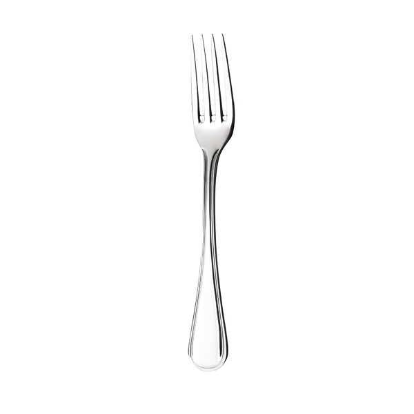 Elegant Stanley Rogers Clarendon Salad Fork in mirror-finish 18/10 stainless steel with timeless thread pattern design.