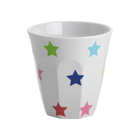 Set of 12 Jab Mixed Star 300ml tumblers, durable melamine with a lustrous finish, perfect for any dining occasion.