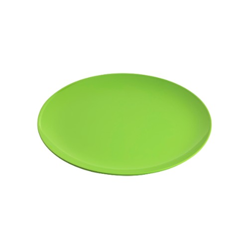 Vibrant Gelato Lime melamine plates, set of 6, stylish and durable for any dining occasion, microwave and dishwasher safe.